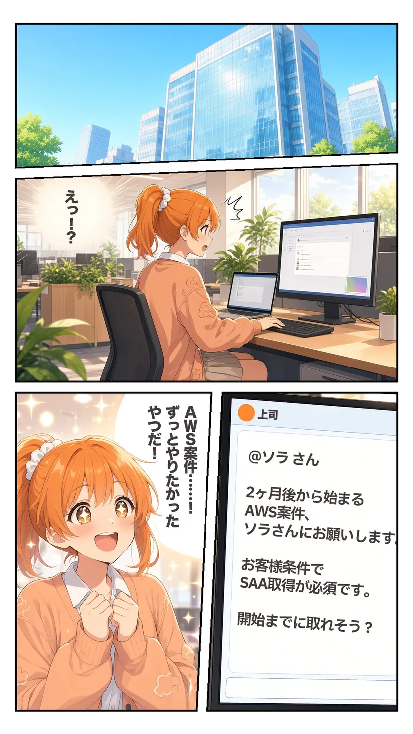 Web漫画 4ページ